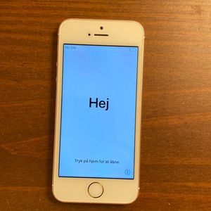 iPhone SE 1st gen 2016 64 GB used phone rose gold unlocked